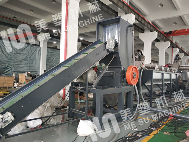 PE薄膜清洗線的制作工藝流程如下